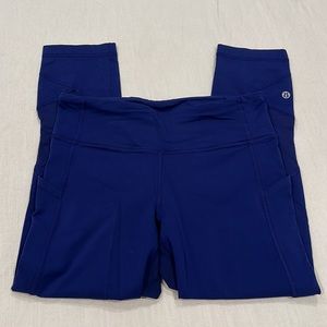 Lululemon Crops (Blue)